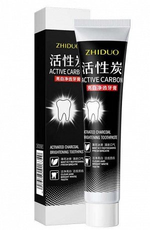 Zhiduo зубная паста active carbon (активированный уголь) 100 гр (zd16349) 1/72*