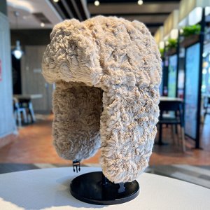 Шапка ушанка унисекс зимняя с ушками