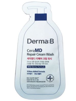(пробник) Кремовый гель для душа Derma:B CeraMD Cream Wash