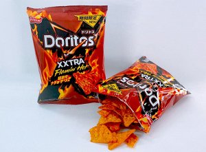 Doritos XXTRA Flamin'Hot Super Spicy 55g - Доритос Экстра флейминг хот. Супер острые