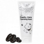 Elizavecca Пенка-маска для умывания ЧЕРНАЯ Milky Piggy Elastic Pore Cleansing Foam, 120 мл