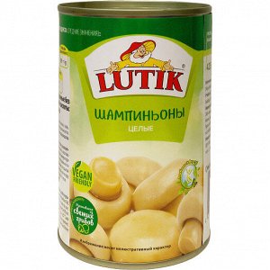Шампиньоны целые Lutik 425мл ж/б ключ