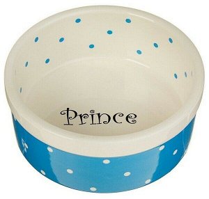 ВЫВОДИМ Миска керамическая "Prince", 400 мл,  голубая