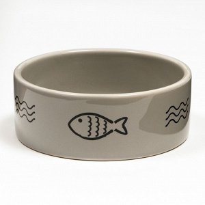 ВЫВОДИМ Миска керамическая «Рыбка», 0,28 л