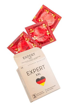 ПРЕЗЕРВАТИВЫ EXPERT XXL № 3 (УВЕЛИЧЕННОГО РАЗМЕРА), 3 штуки