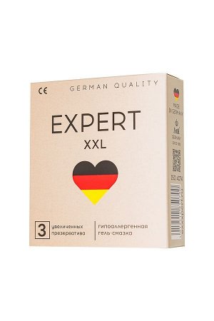 ПРЕЗЕРВАТИВЫ EXPERT XXL № 3 (УВЕЛИЧЕННОГО РАЗМЕРА), 3 штуки