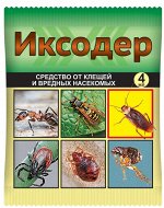 Иксодер 4мл (ВХ) (150шт/уп) ср-во от клещей и вредных насекомых.