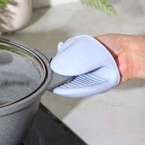 Прихватка для горячего «Ребрис», силикон, 11*8*7 см, цвет МИКС