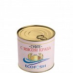 Суфле с мясом краба ECOFISH 250гр