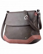 Сумка ХАЙДИ OLIVE кожа пальмира оливк/коричневый