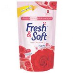 LION &quot;Essence Fresh &amp; Soft&quot; Кондиционер для белья  550/600мл &quot;Red Rose&quot; (Sparkling Kiss) (мяг.уп.) /24шт/ Таиланд