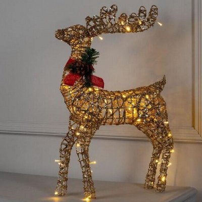 Олени светящиеся фигуры - Новогодние товары🎄 Цены прошлого сезона🎄 ...