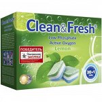 CLEAN&amp;FRESH Таблетки для ПММ 5в1 &quot;Clean &amp; Fresh&quot;  30шт /1уп