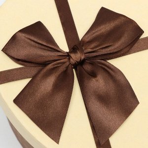 Набор подарочных коробок 3 в 1 Сердца, коричневый, 21x19x9 - 15.5x14x6 см