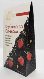 Fru Tea Клубника со сливками 50гр (чай чёрный)