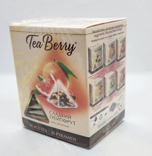 Tea Berry Чай "Сладкий грейпфрут" 34гр (чай чёрный) пирамидки