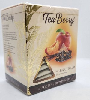 Tea Berry Чай "Улыбка Гейши" 34гр (чай чёрный) пирамидки