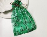 Подарочный мешочек из ткани &quot;Органза с рисунком&quot;