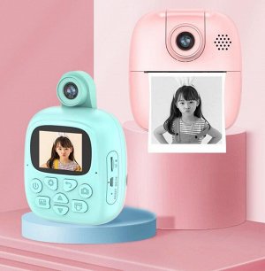 Детский фотоаппарат с печатью Print Camera Childrens Digital