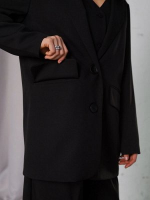Пиджак оверсайз женский, нюд (фото в цвете нюд ожидаем)