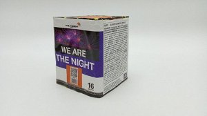 Батарея салютов "WE ARE THE NIGHT"  16 залпов * 0.8"  1/24