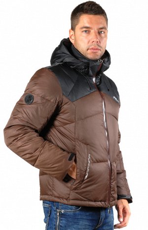 Куртка мужская (коричневый) пуховик