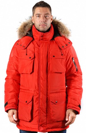 Куртка мужская (красный) пуховик
