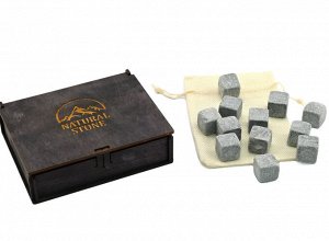 Кубики для охлаждения напитков из стеатита (12шт), 145*105*40мм