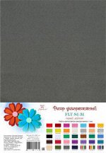 Фетр декоративный &quot;Рукоделие&quot; 180г, 2 мм (серый муссон)