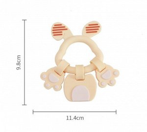 Прорезыватель для зубов зайка цвет желтый