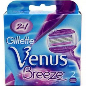 Gillette Venus Comfortglide Breeze, сменные кассеты, 2шт