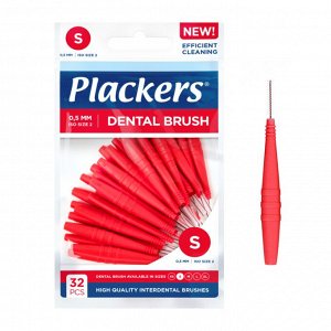 Ершики Plackers S, 0,5 мм. (красные), 32 шт.