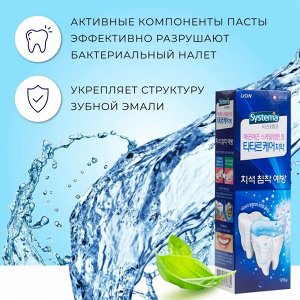 Зубная паста для профилактики против образования зубного камня «SYSTEMA TARTAR», 120 гр, Корея