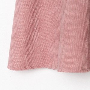 Платье детское KAFTAN "Velvet", 38 (146-152), пыльно-розовый