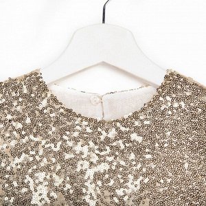 Платье нарядное детское с пайетками KAFTAN 28 (86-92 см), чёрный