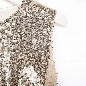 Платье нарядное детское с пайетками KAFTAN 28 (86-92 см), чёрный
