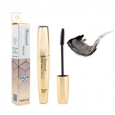 Ультрачерная водостойкая тушь с эффектом глянца - Diamond Shine Impact Mascara, 12г
