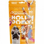 Holly Jolly! Лакомство Косточки с курицей для собак всех пород 90 гр