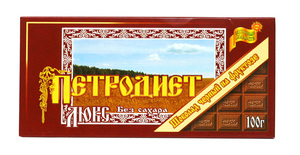 Шоколад Петродиет Люкс черный на фруктозе 100,0 РОССИЯ