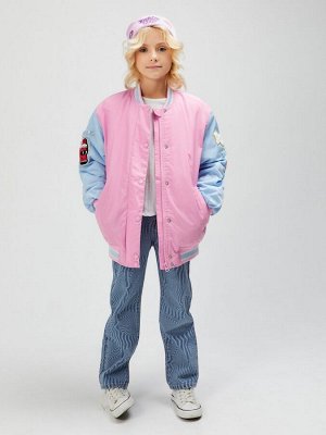 Куртка детская для девочек Luva светло-розовый