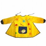И9 Нагрудник Бусинка д/творчества ПВХ с рукавами и карманом 54х39 см 1056