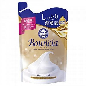 COW "Bouncia" Увлажняющее мыло для тела со сливками и коллагеном, тонкий шелковистый цветочный аромат, сменная упаковка, 400 мл