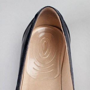 Подпяточники для обуви, с протектором, на клеевой основе, силиконовые, 8,7 x 5,7 см, пара, цвет прозрачный