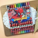 Набор цветных карандашей &quot;Superman&quot;, вращающиеся, красный