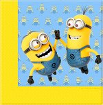 87178 Салфетки &quot;Милые Миньоны/Lovely Minions&quot;, 33х33, 20 шт.