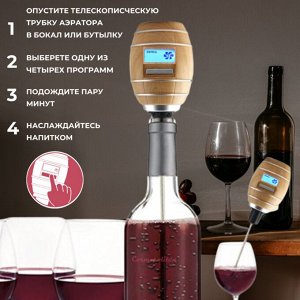 Электронный аэратор для вина