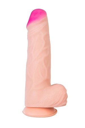 Фаллоимитатор-гигант LoveToy, реалистичный, neoskin, телесный, 27 см, ? 6,8 см