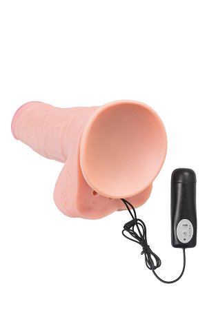 Вибратор-гигант LoveToy, реалистичный, neoskin, телесный, 27 см, ? 6,1 см