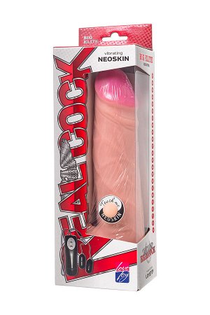 Вибратор-гигант LoveToy, реалистичный, neoskin, телесный, 27 см, ? 6,1 см