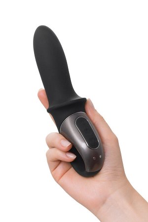 Анальный вибратор Satisfyer Hot Passion Connect App, силикон, черный